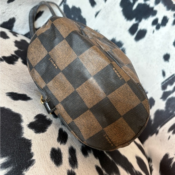 Fendi Black and Brown Checkered Backpack - Picture 5 of 16
